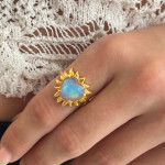 Heart of Fire Ring 14K GOLD Heart of Fire Ring 14K GOLD