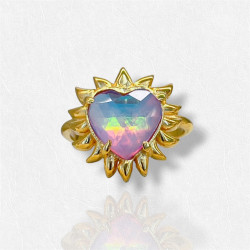 Heart of Fire Ring 14K GOLD