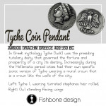 Tyche Coin Pendant - Sterling Silver 925 Tyche Coin Pendant - Sterling Silver 925