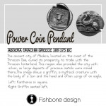 Power Coin Pendant - Sterling Silver 925